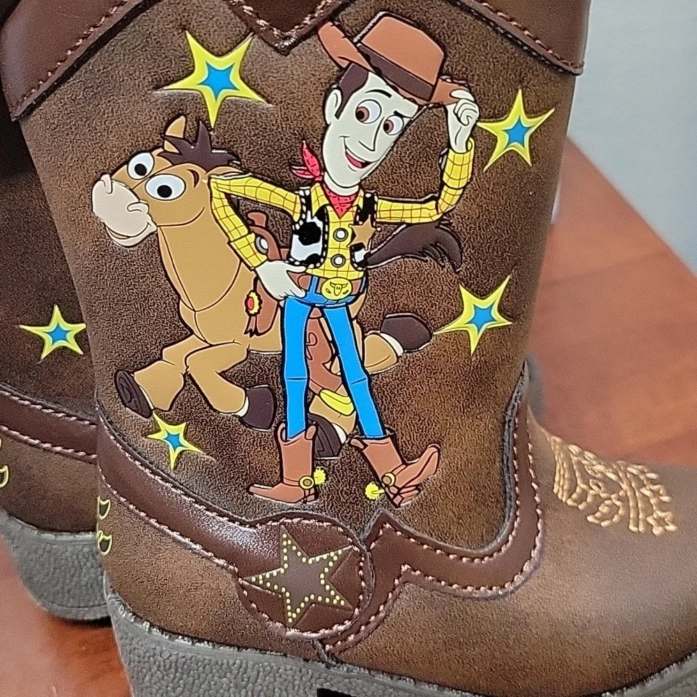 Disney Toddler Cowboy Boots with Toy Story Design Nwt
